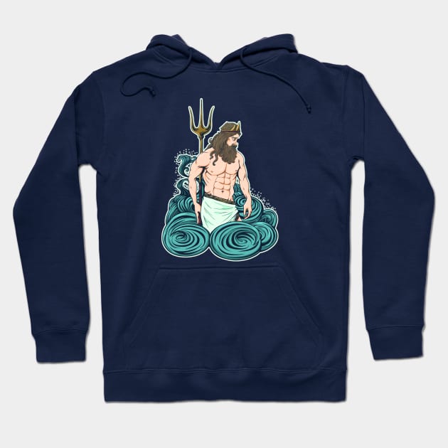 God of the sea Hoodie by cb-illustratie